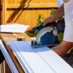 cutting siding